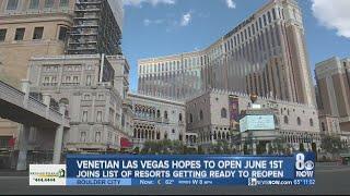 Las Vegas Resorts Prepare To Reopen; Venetian Latest To Announce Plans