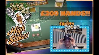 £200 BIG BET BLACKJACK HANDS!! ️(Online Casino)