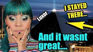 I stayed at the CHEAPEST room at the Luxor hotel and casino in Las Vegas