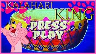 NEW SLOT! HIGH LIMIT Pink Panther Kalahari King  ️$25 MAX BET BONUS ROUND Slot Machine Casino