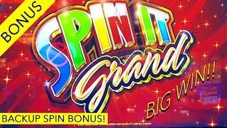 GOING CRAZY on SPIN IT GRAND!  BACKUP SPIN BONUS TOO!