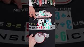Splitting 9's TWICE - Blackjack Strategy #Shorts - by NeverSplit10s