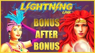 Lightning Link Magic Pearl & High Stakes ️HIGH LIMIT MANY Bonus Rounds NICE WIN Slot Machine Casino