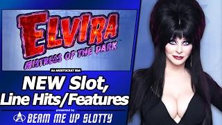 Elvira: Mistress of the Dark Slot - First Attempt, Live Play with Random and Bonus Features
