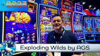 Exploding Wilds Slot Machine by AGS at #IGTC2023