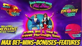 Awesome Fun Wins 3 Bonuses Features Bill & Ted's Excellent Adventures