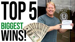 My Top 5 BIGGEST WINS **CLAIMERS** $1000 and UP!  Fixin To Scratch