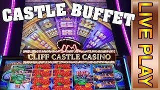 Castle Buffet ft. Buffalo Grand, 88 Fortunes, Mega Vault, Super Wheel Blast, and Quick Hit!
