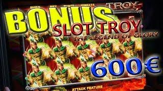 Bonus TROY Slot Machine Bar - 600€