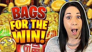 MAX BET - BOOSTED BAG GAME - BIG WIN ! LIFE IS GOOD !!