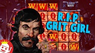 ANOTHER EPIC HIT ON THE NEW TRUE GRIT SLOT!  CHECK IT OUT