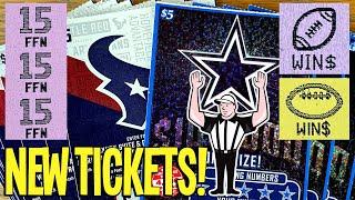 GAME ON! **NEW TICKETS** 10X Cowboys  10X Houston Texans  TEXAS LOTTERY Scratch Offs