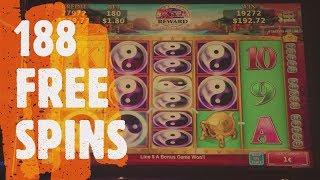 •‍••‍••‍• SHE is THE FREE SPIN WHISPERER! 188 FREE SPINS CHINA SHORES!