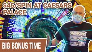 Betting $45/Spin at CAESARS PALACE  HUGE Vegas Spins on HUGE Vegas Slot Machines