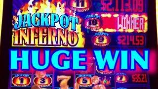 HUGE WINJACKPOT INFERNO SLOT MACHINEJACKPOT WIN MAX BET BONUS!!!!