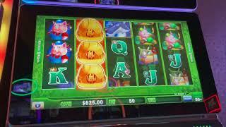 Happy Lantern $25/Spin - Huff And Puff High Limit Slot Play
