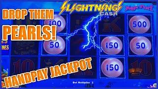 HIGH LIMIT Lightning Link Sahara Gold & Magic Pearl HANDPAY JACKPOT ️$50 Bonus Round Slot Machine