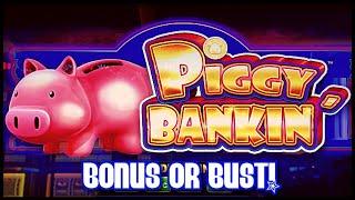HIGH LIMIT Lock It Link Piggy Bankin' $50 Bonus Round Slot Machine Casino