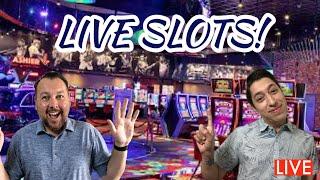 LIVE Slot Play  The Palm Springs Spinners Are Back!
