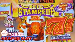 High Limit Reel Stampede Slot Machine - Re Spins in Las vegas 赤富士スロット