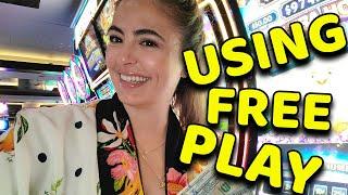JACKPOT after using ALL OF MY FREE PLAY in the HIGH LIMT ROOM in LAS VEGAS!