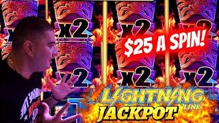 HANDPAY JACKPOT  On High Limit TIKI FIRE Lightning Link Slot | Las Vegas Casino JACKPOT | EP-8