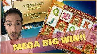 CAPTAIN VENTURE MEGA BIG WIN!! 118 Free Spins!! ( Online Casino )