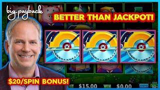 YES! Huff N' More Puff → BETTER Than Jackpot from 3 BUZZSAWS! $20 Spins!