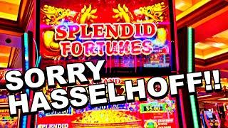I DOUBLE MY MONEY AND APOLOGIZE TO DAVID HASSELHOFF!!!! - Las Vegas Casino Slots Big Win Bonus VLR