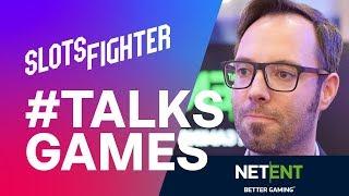 NetEnt Interview @ ICE London 2019 - SlotsFighter #TalksGames