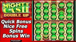Mighty Cash Double Up - First Attempt, Quick Bonus, Nice Free Spins Win