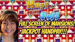 WOW! JACKPOT HANDPAY! MANSION FEATURE!
