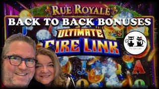 BACK 2 BACK BONUSES  ULTIMATE FIRE LINK: RUE ROYALE