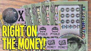 RIGHT ON THE MONEY!  $160 TEXAS LOTTERY Scratch Offs