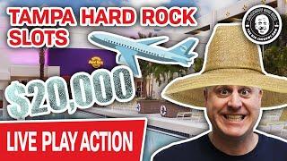 $20,000 on Tampa Hard Rock Slots  LIVE IN THE CASINO!