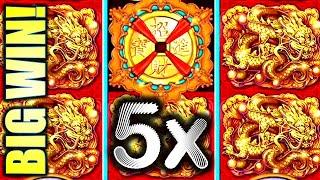 BIG WIN! 5X DRAGON BOOST! 5 SEA LEGENDS (FU LAI CAI LAI) Slot Machine Bonus (ARUZE)