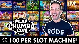 LIVE - $100 on EACH SLOT -  PlayChumba Casino with BCSlots #ad