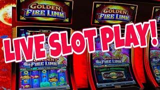 Golden Fire Link Slot Play! Brand New Slots Live in Atlantic City