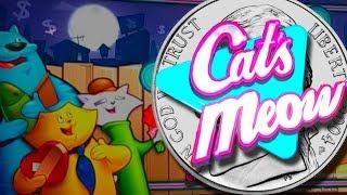 CUTEST SLOT MACHINE EVER!  Cat's Meow Slot Machine With SDGuy1234