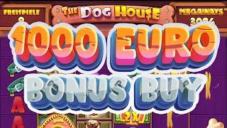 The Dog House - 1000€ Bonus Buy - Slot zahlt direkt!