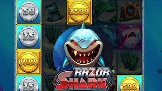 Razor Shark - 100€ Spins - Freispiele - Erste Runde nach 140.000€ Gewinn!