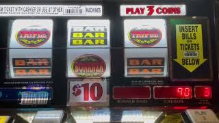 $50 Bet Old School Pinball Jackpot, $30 Bonanza & $20 Triple Double Diamond!
