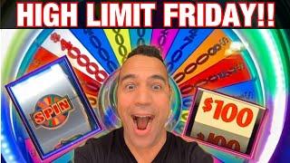 $100 Wheel of Fortune JACKPOT HANDPAY! | $25 Double Top Dollar  | $1 Ultimate Fire Link