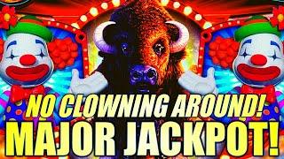 MAJOR JACKPOT! DIDN’T EXPECT THIS!  BUFFALO JACKPOT CARNIVAL Slot Machine (ARISTOCRAT GAMING)