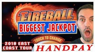 BIGGEST. JACKPOT. POSSIBLE. on FIREBALL High Limit Slots EAST COAST TOUR  BCSlots