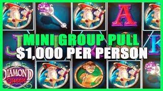 $1,000/Person HIGH LIMIT GROUP PULL$50/Spin PINBALL!Diamond QueenCosmo LAS VEGAS  BCSlots
