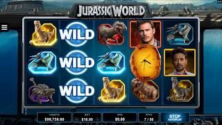 Jurassic World Slot Features & Game Play - by Microgaming
