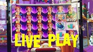 World of Wonka Live play at max bet $6.00 WMS Slot Machine