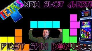 NEW SLOT ALERT  BIG WIN! LIVE PLAY on Tetris Super Jackpots Slot Machine with Bonuses