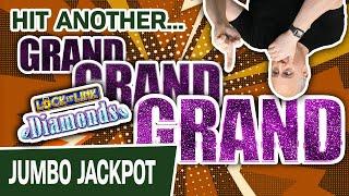 Another GRAND!!! I HIT IT!!!  Thank GOD For Lock It Link: Diamonds SLOTS!!!